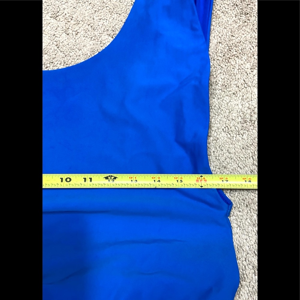 AERIE One Piece Swimsuit Plunge Sides High Cut 2X - Picture 9 of 13